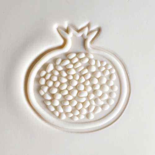 Scxl-049 Extra Large Round Stamp &#8211; Pomegranate