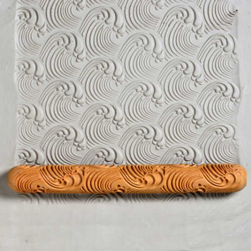 LHR-008 Long Hand Roller &#8211; Pacific Waves Vertical