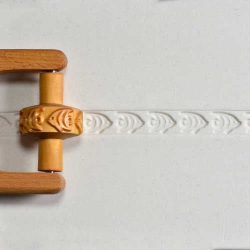 RS-011 Small Handle Roller – Tropical Fish