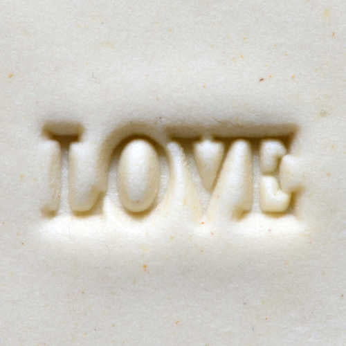 Scs-158 Small Round Stamp &#8211; Love