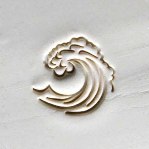 Scl-042 Large Round Stamp – Big Wave
