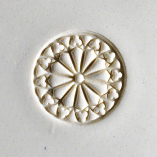 Scl-044 Large Round Stamp – Rose Window 3