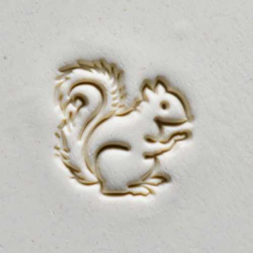 Scl-070 Large Round Stamp &#8211; Squirrel