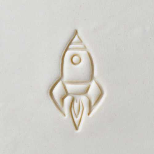 Scl-081 Large Round Stamp &#8211; Spaceship