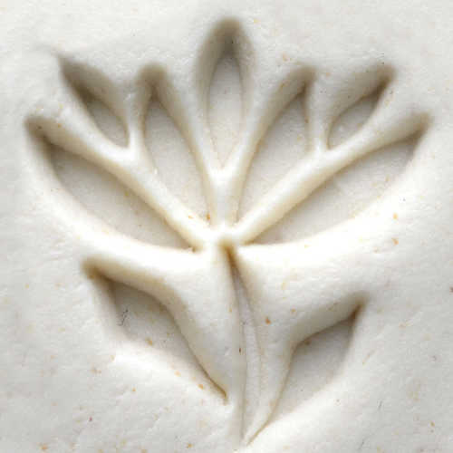 Scm-046 Medium Round Stamp &#8211; Flower with Stem