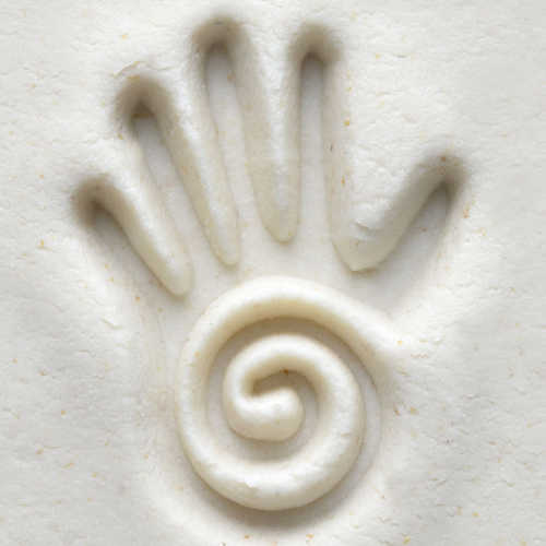 Scm-127 Medium Round Stamp &#8211; Hand with Spiral