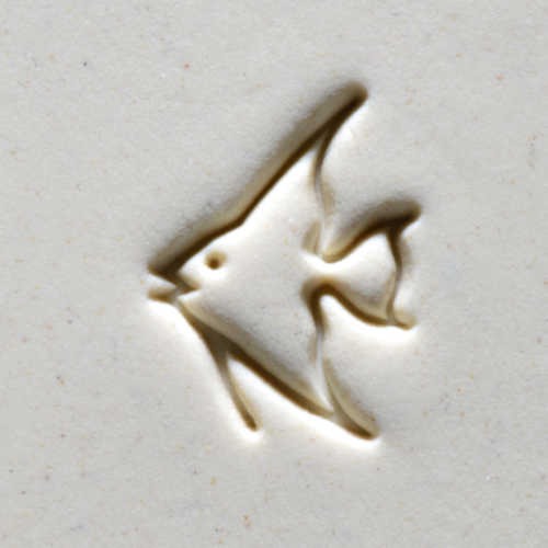 Scm-195 Medium Round Stamp &#8211; Angel Fish