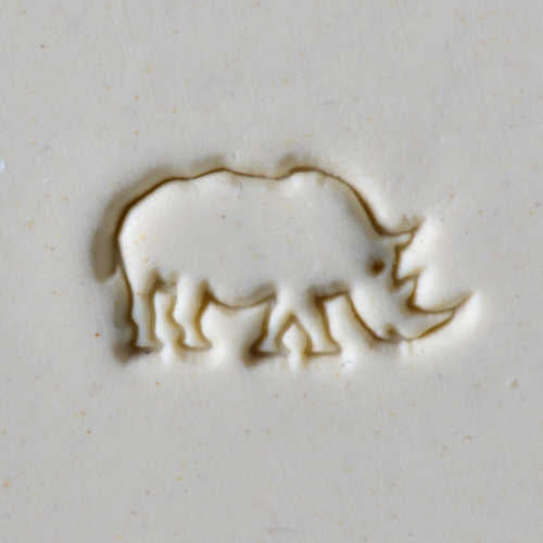 Scm-217 Medium Round Stamp &#8211; Charging Rhino