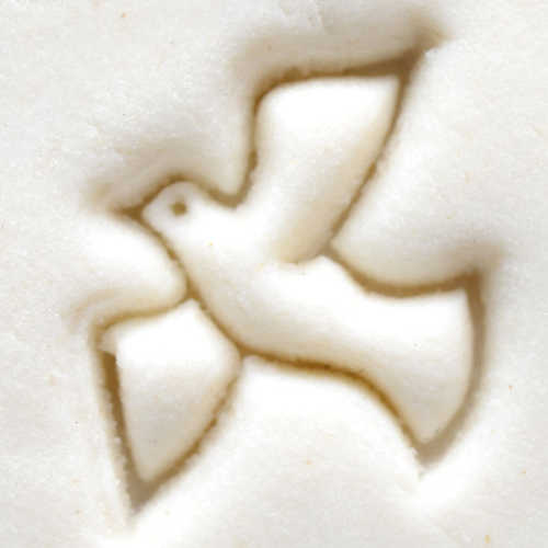 Scs-005 Small Round Stamp &#8211; Bird Outline