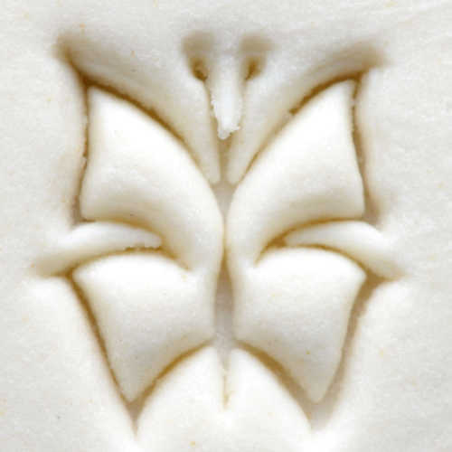 Scs-015 Small Round Stamp &#8211; Butterfly Outline