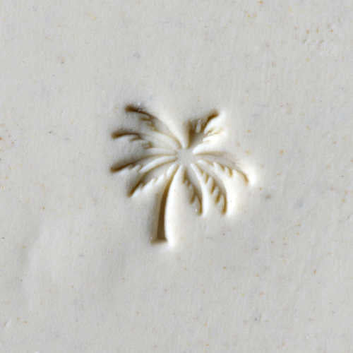 Scs-174 Small Round Stamp &#8211; Palm Tree