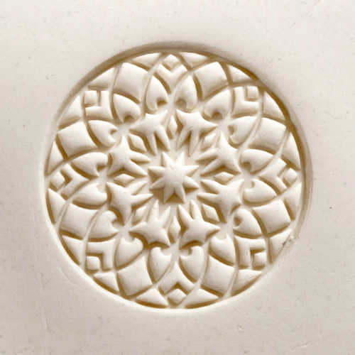 Scxl-009 Extra Large Round Stamp &#8211; Rose Window 2