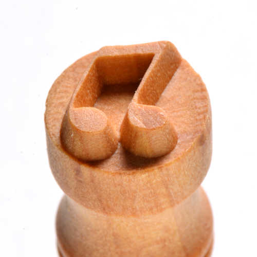 Scs-110 Small Round Stamp – Double Musical Note