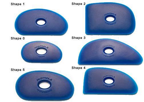 Mudtool Flexible Ribs Blue