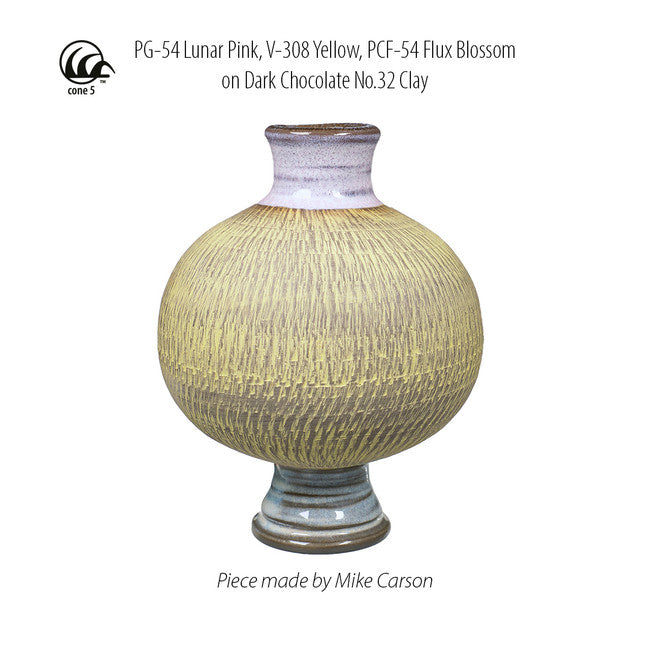 Amaco Yellow Velvet Underglaze V-308-Q cone tiles used on functional ceramics with carving details