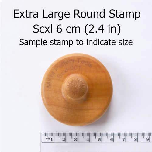 Scxl-049 Extra Large Round Stamp &#8211; Pomegranate