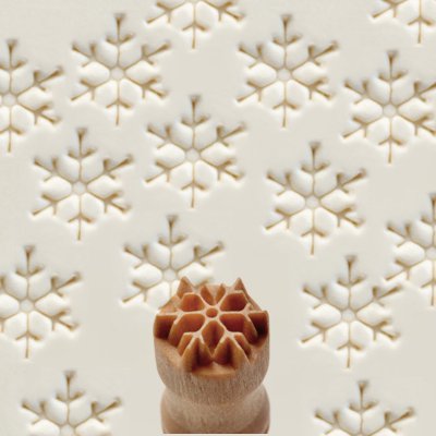 Wooden Clay Stamp by MKM