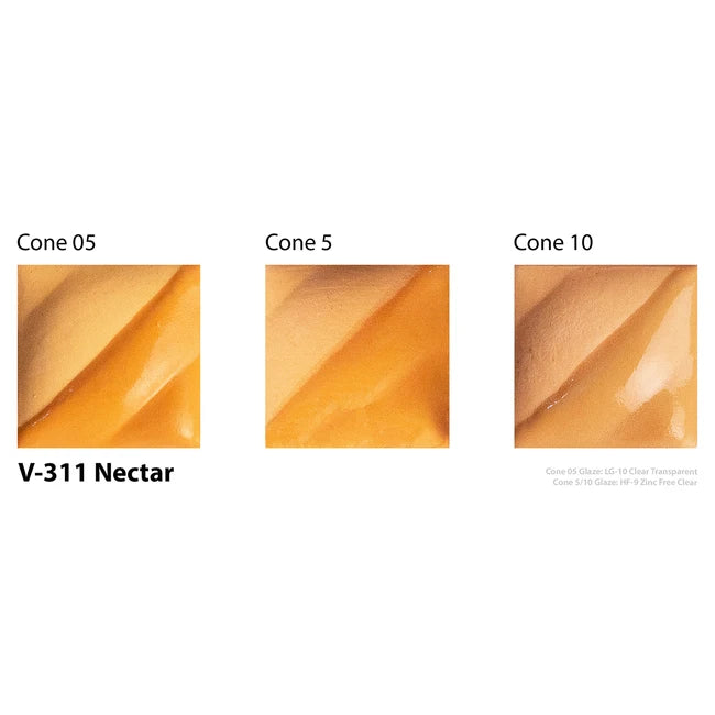 Amaco Nectar Velvet Underglaze V-311-Q cone tiles