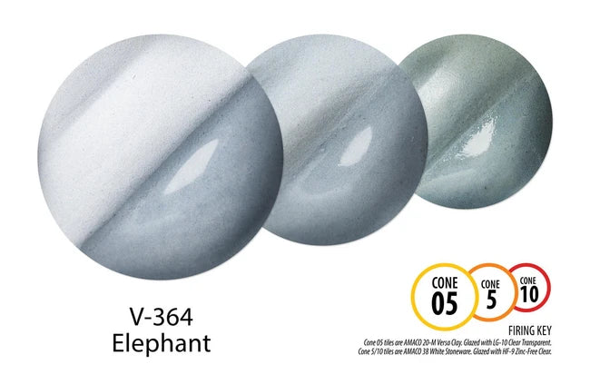 Amaco Elephant Velvet Underglaze V-364-Q cone tiles