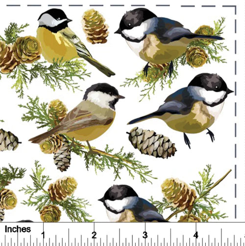 Chickadee Overglaze Decal - Great White North Pottery Supplies