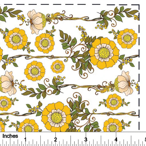 Flower Boarder Overglaze Decal - Great White North Pottery Supplies