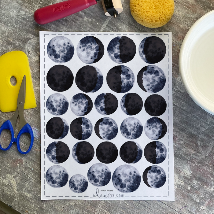 Moonphases Overglaze Decal