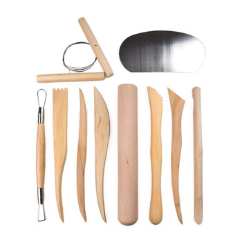 10 Piece Clay Tool Variety Set (Potter's Select)