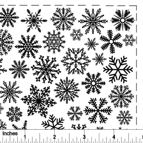 Snowflakes Overglaze Decal
