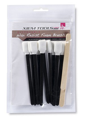 Wax Resist Foam Brush (10 pcs)
