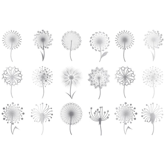 Dandelion Gold/White Gold Overglaze Decal - Great White North Pottery Supplies