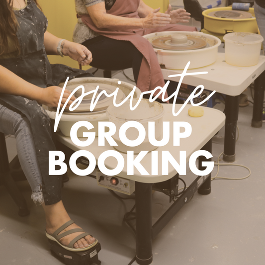 Book Your Next Private Group Event: Play with Clay (Up to 8 People) - Great White North Pottery Supplies