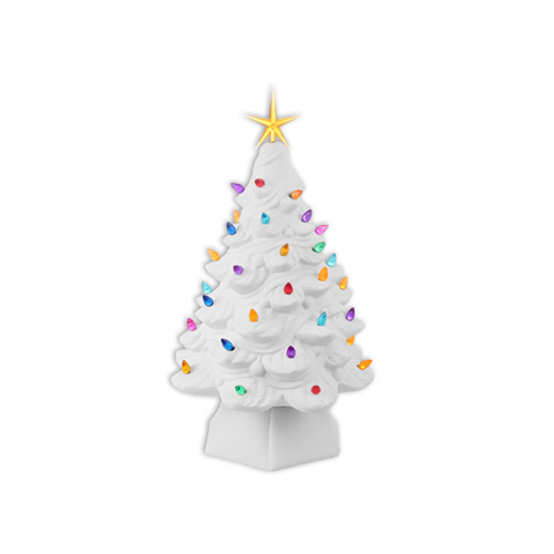Supreme Lighted Christmas Tree 13 ¾" H w/ Base x 9" W