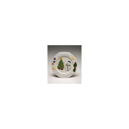 Snowman Cookie Plate 9.5" Dia.
