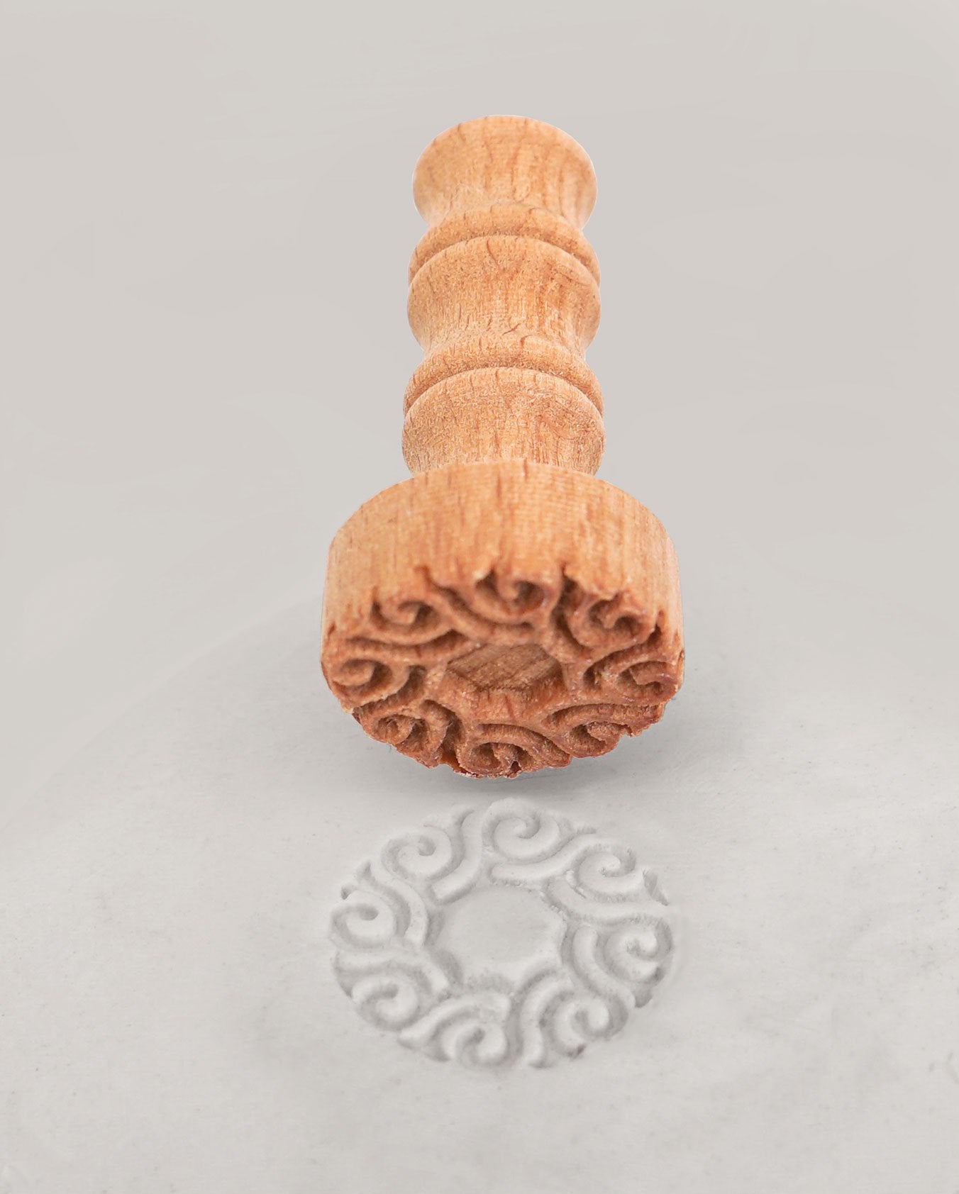 Wooden Clay Stamps by Sanbao