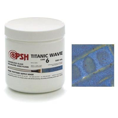 Titanic Wave Gloss Glaze Cone 6 - Great White North Pottery Supplies