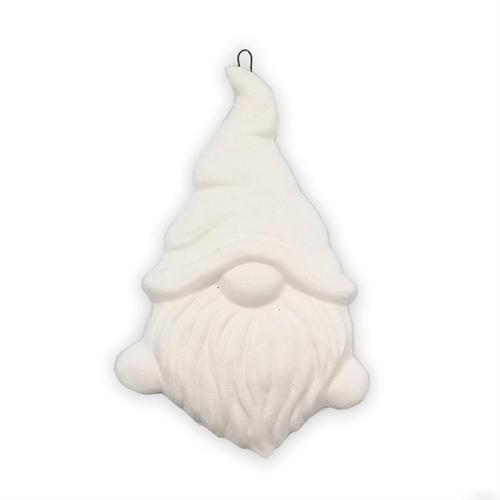 Gnome Flat Ornament - Great White North Pottery Supplies