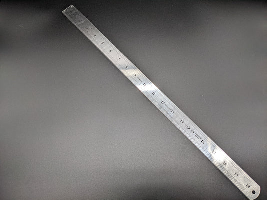 Stainless Steel 50cm Ruler