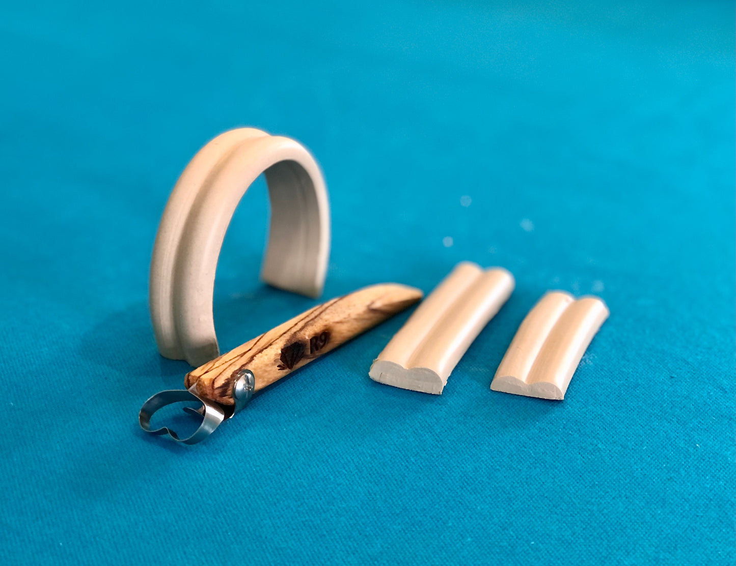 R9 Double Round Handheld Clay Extruder - Great White North Pottery Supplies