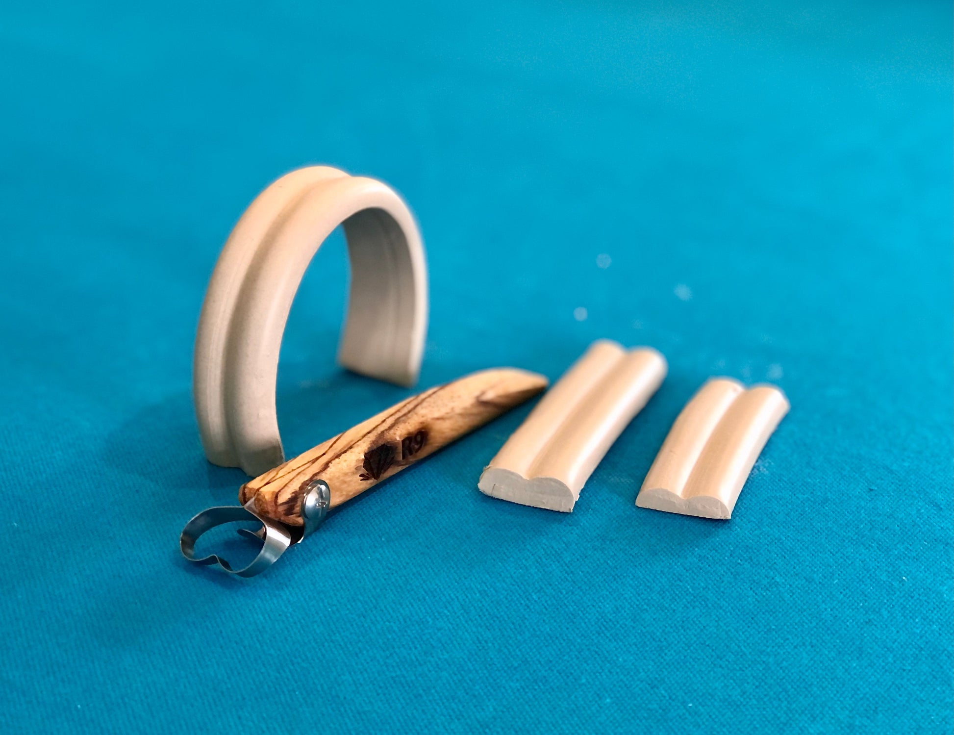 R9 Double Round Handheld Clay Extruder - Great White North Pottery Supplies