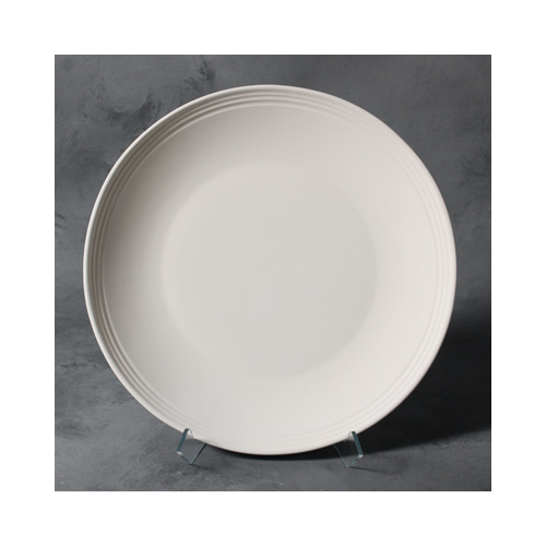 Rimmed Dinner Plate - Great White North Pottery Supplies