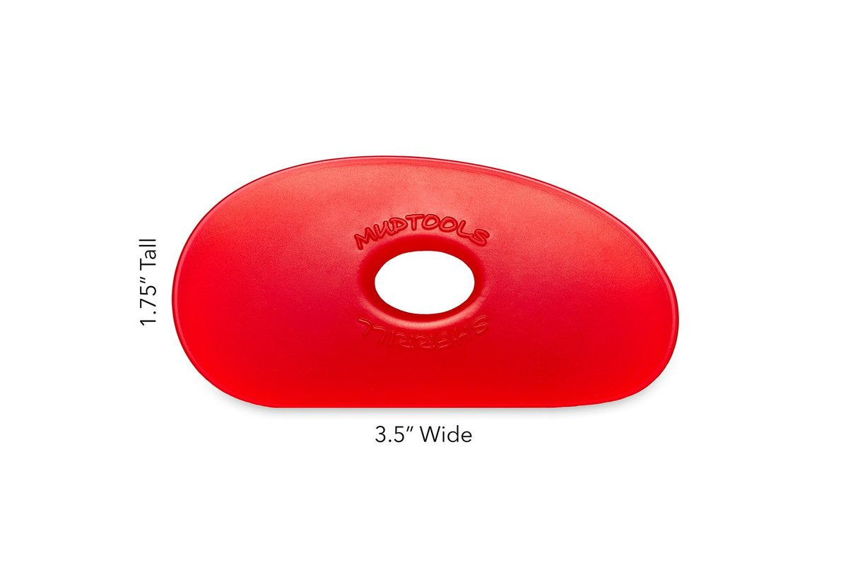 Mudtool flexible Ribs Red