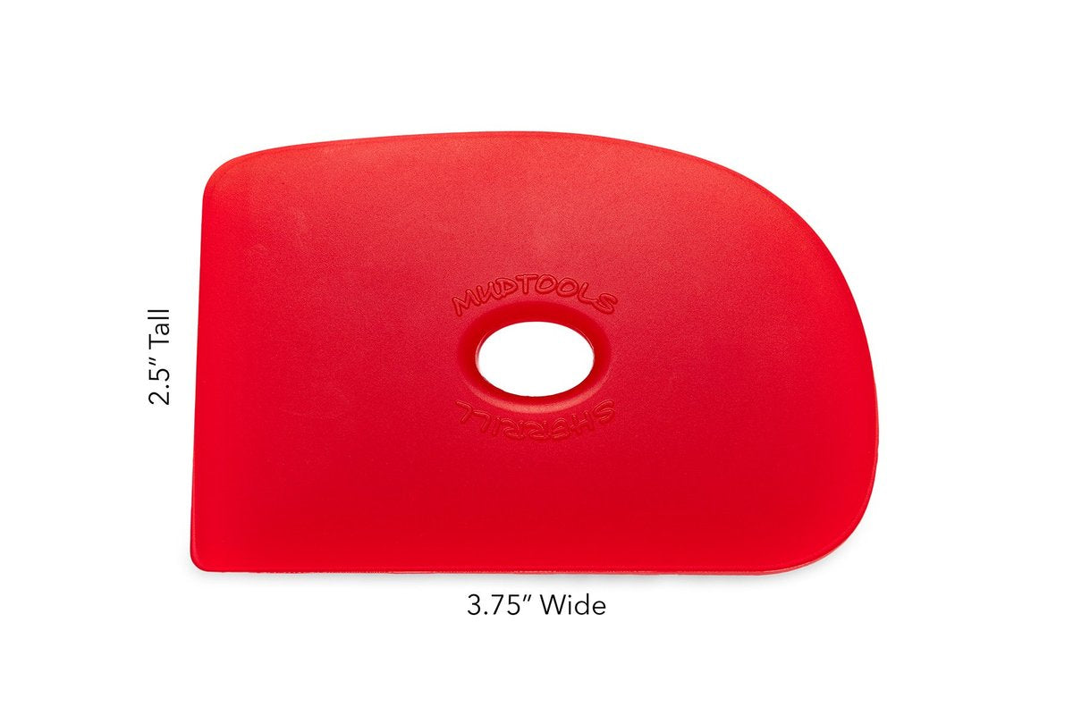 Mudtool flexible Ribs Red