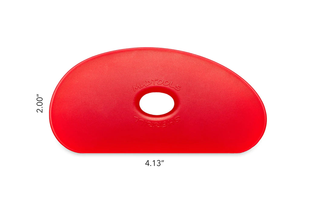 Mudtool flexible Ribs Red