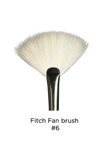 Fitch Fan Brush #6 - Great White North Pottery Supplies