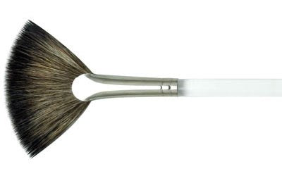 Fan Brush Aqualon Series - Great White North Pottery Supplies