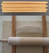Thickness Strips, Set of 3 Bamboo - Great White North Pottery Supplies