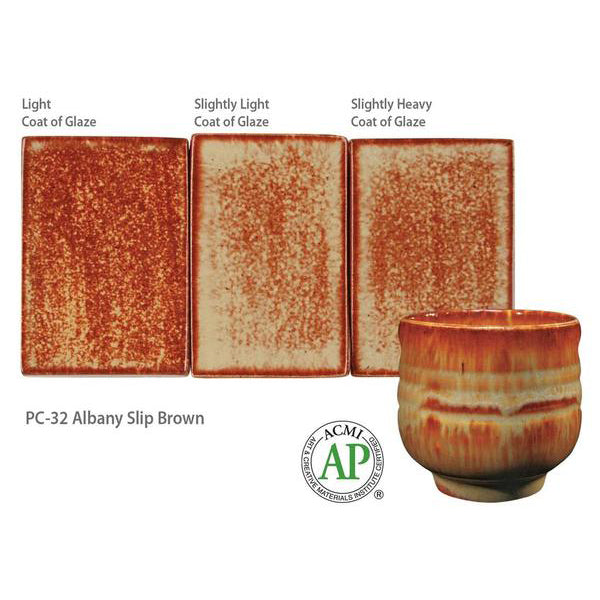 Albany Slip Brown PC-32 - Great White North Pottery Supplies