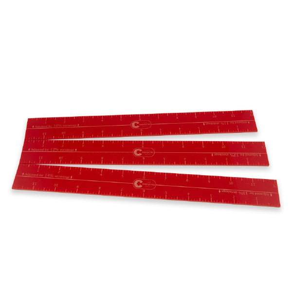 Shrinkage Ruler Set – Great White North Pottery Supplies