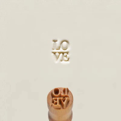 Wooden Clay Stamp by MKM