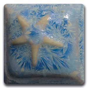 Blue Snowflakes WC-162 - Great White North Pottery Supplies